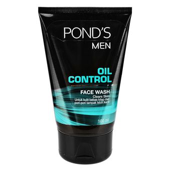 Pond s Men Face Wash Oil Control 1 Box Isi 24 Pcs 100 ml