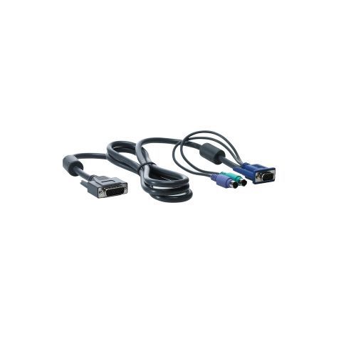 HP KVM Console PS2 Cable - AF612A - 1.83 Meter - Hitam - Hitam