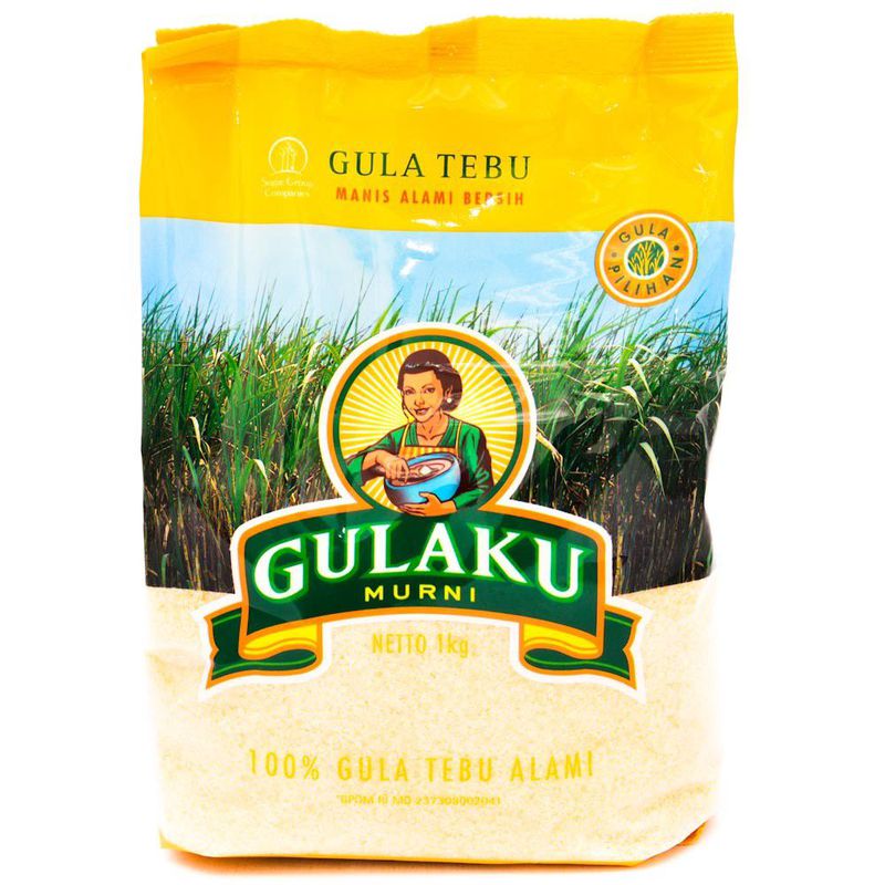 Gulaku Gula Tebu - 1 kg - Karton Isi 24 - Kuning - Kuning