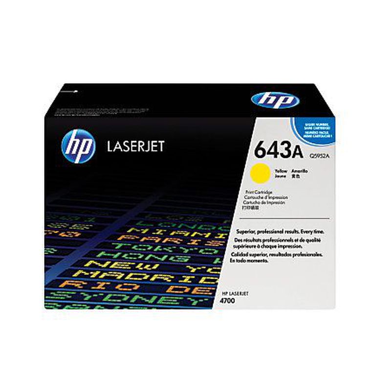 HP Original Toner Cartridge LaserJet 643A - Q5952A - Kuning - Kuning
