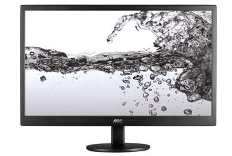 AOC Monitor LED e2270SWN - 21.5 Inci - Hitam - Hitam