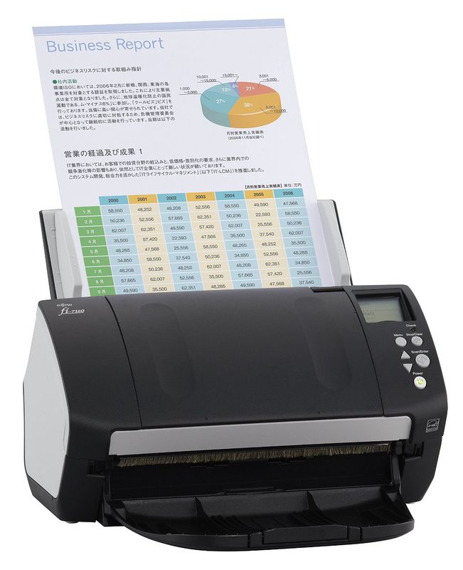 Fujitsu Image Scanner Fi-7160 - Silver - Silver