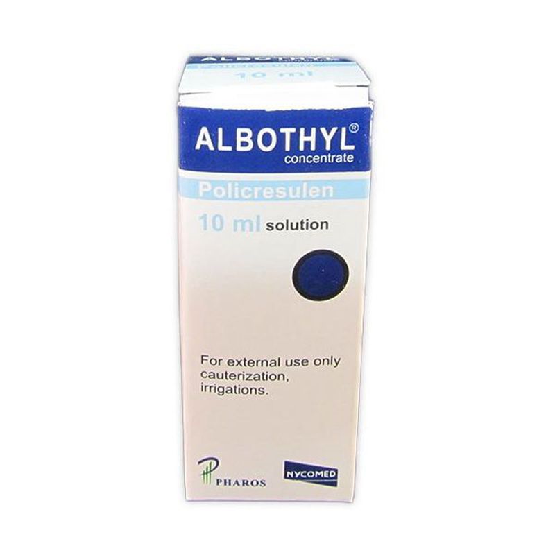 Albothyl Policresulen Concentrate 1 Box Isi 4 Botol 10 
