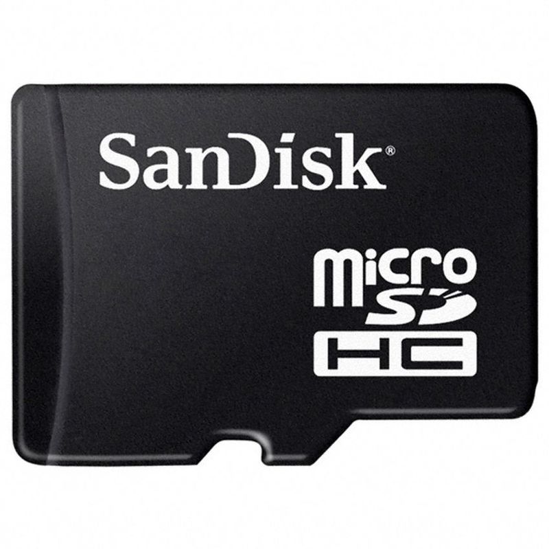 SanDisk Micro SD Class 4 - 8 GB - Hitam - Hitam