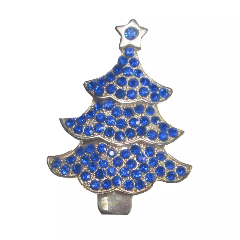 Fancy Kristal Flashdisk Pohon Natal - 2 GB - Hijau