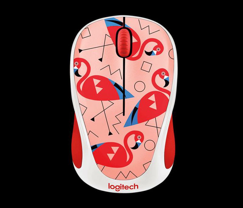 Logitech Wireless Mouse Party Collection M238 - 910-004720 - Flamingos ...