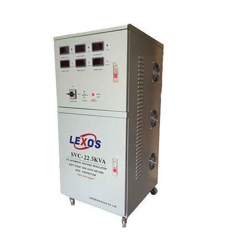 Lexos Stabilizer ST 22,5 Kva - 3 Phase - 260 ~ 430 Volt - Hitam