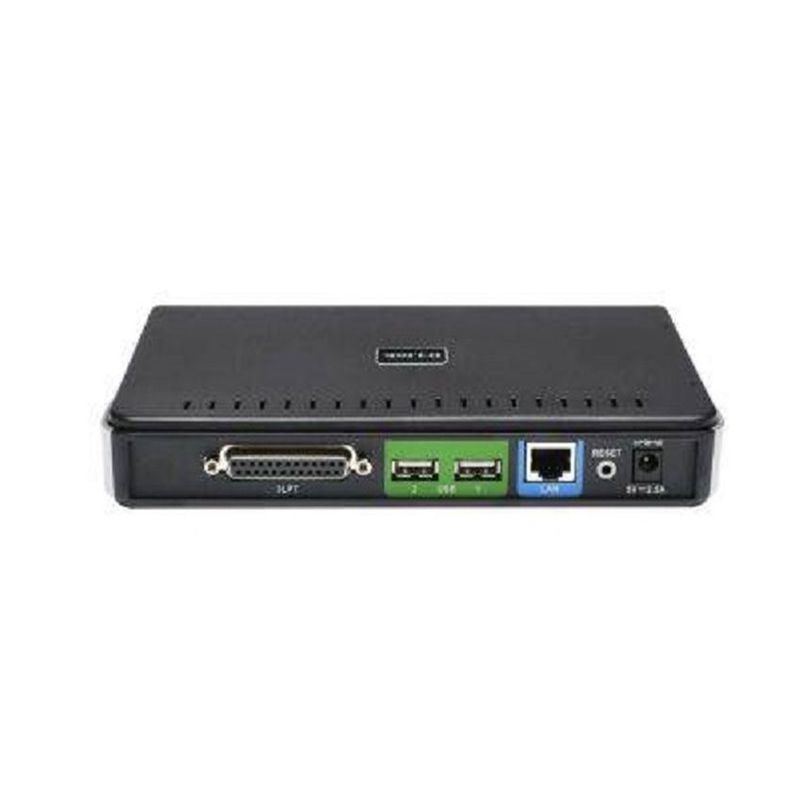 D-Link DPR-1061 - 3-Port Print Server UTP 10/100Mbps - Hitam