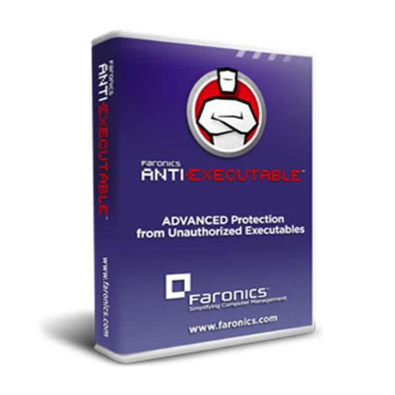 Faronics Anti-Executable Enterprise Lisensi Perpetual Single Node ...