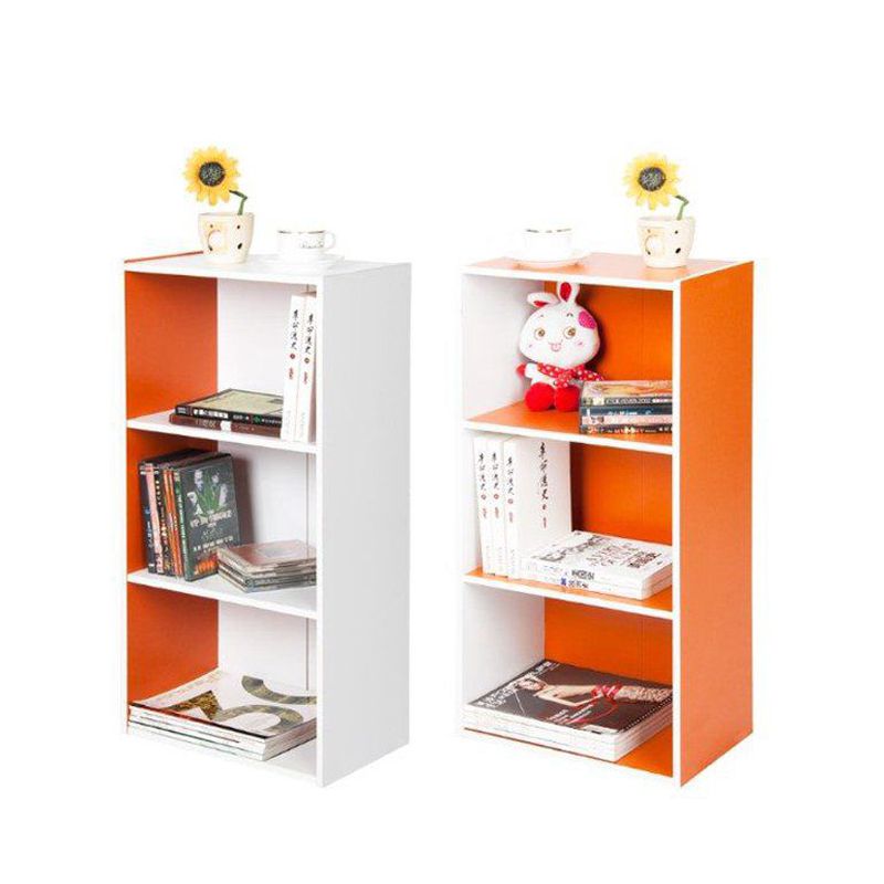 Funika Rak Buku 3 Tingkat 12054 OR WH Orange Putih 