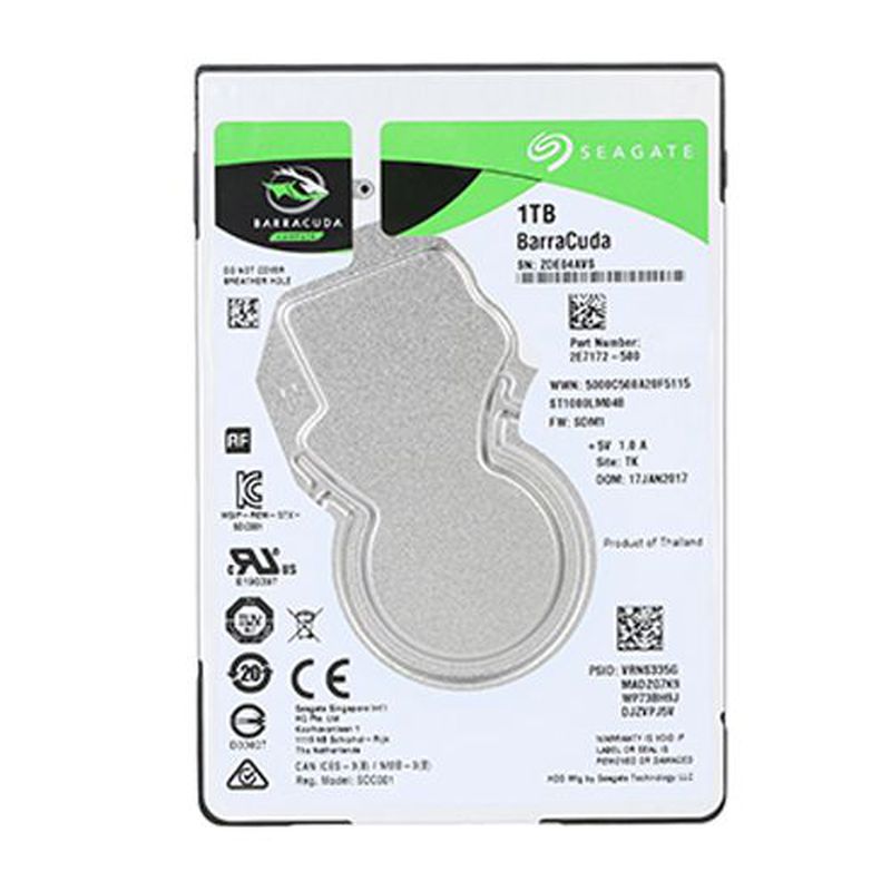 Seagate BarraCuda Internal Hard Disk - ST1000LM048 - SATA 2.5 Inci - 1 ...