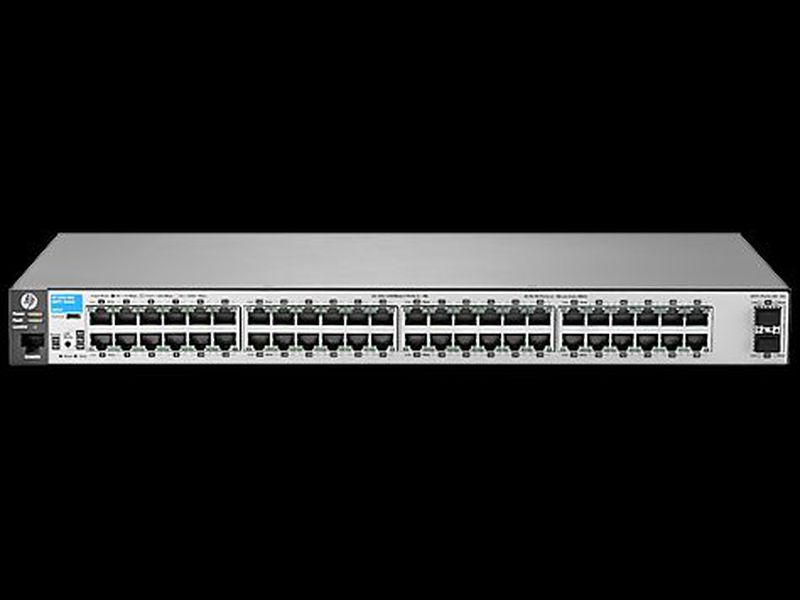 HP 48Port Gigabit 2SFP+ Switch Aruba 2530 J9855A Hitam