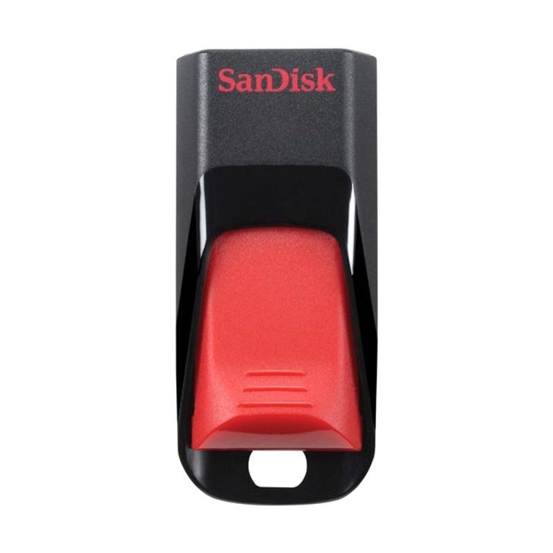 SanDisk Flashdisk Cruzer Edge CZ51 - 16GB - Hitam-Merah