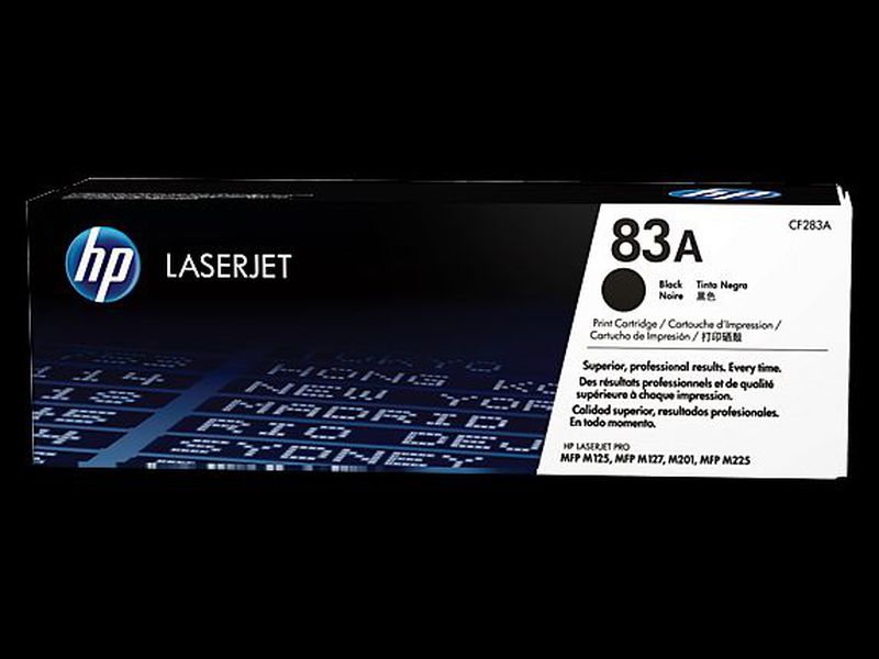 HP Original Toner Cartridge LaserJet 83A - CF283A - Hitam - Hitam