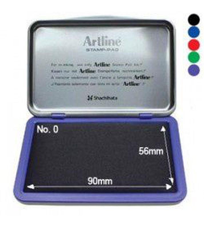 Artline Stamp Pad No 0 EHJ-2 - Ukuran 56x90mm - 1 karton isi 12 Pcs ...