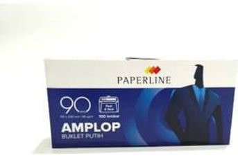  Amplop  Putih  besar paperline no 90 Ukuran  110 mm x 230 mm