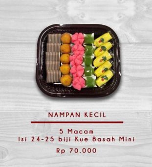 Kue Basah Baki Nampan Baki Kecil