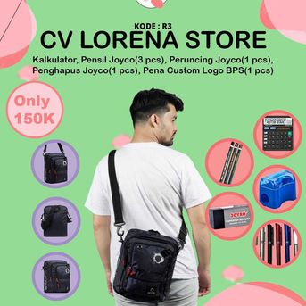 Tas Selempang Pria Anti Air Sling Bag Kelvin Waterproof