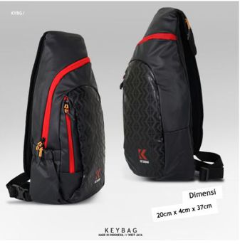 Tas Selempang Pria Anti Air Sling Bag Kelvin Waterproof