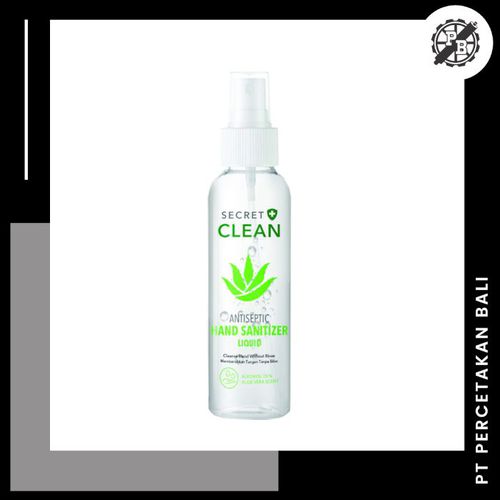 SECRET CLEAN - ANTISEPTIC HAND SANITIZER LIQUID SPRAY - 100 ML