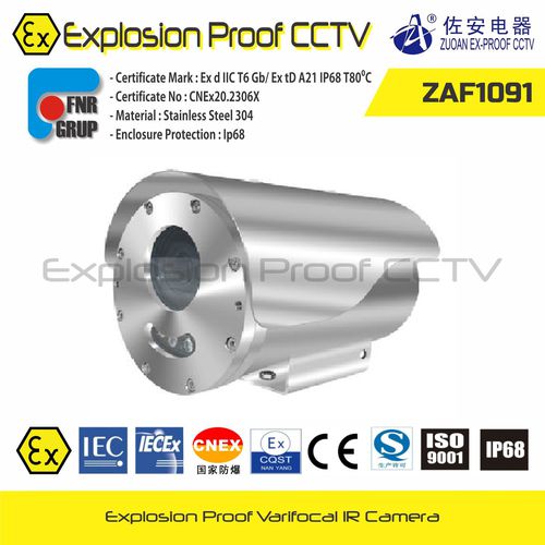 Explosion Proof network fixed varifocus Camera with Infrared ZAF1091
