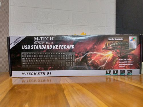 Keyboard Standard M-Tech STK-01 USB Wired Kabel -Mtech STK01 Keyboard