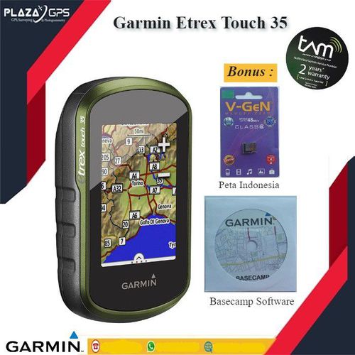 Garmin GPS ETrex Touch 35 Promo Garansi Resmi TAM 2 Tahun+Memory 4GB ...