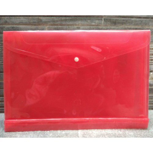 Stopmap/Map Plastik Kancing BIG - Merah
