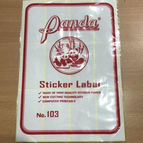 Sticker Label PANDA No.103, 107, 121 , 126 - 103