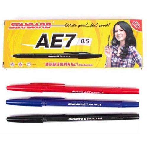 Ballpoint Standard Merah dan Biru