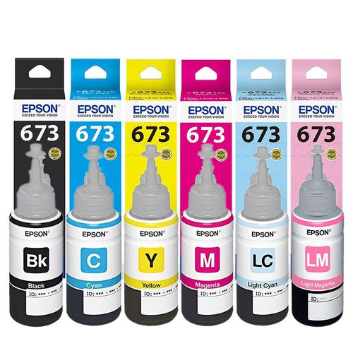 Tinta Epson 673 - Lite Cyan (LC)