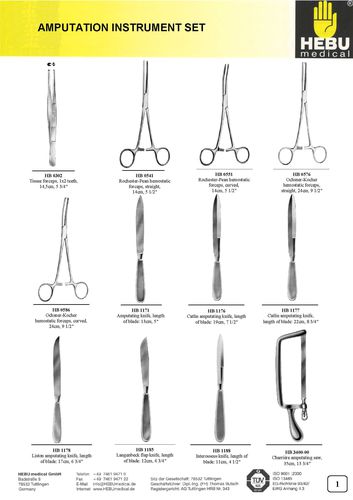 Amputation Instrument Set