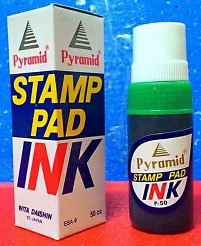 Pyramid Stamp Pad Refill Ink Warna Hijau | Tinta Stempel Pyramid