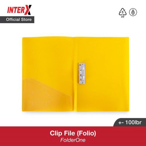 MAP JEPIT CLIP FILE INTER X - Kuning