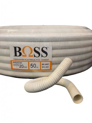BOSS Conduit PVC Flexible 20mm @50mtr/ROLL