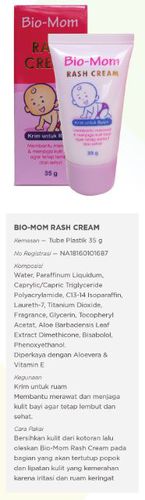 BIO-MOM RASH CREAM TUBE 35GR_SELES