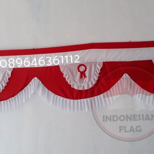 RUMBAI BENDERA MERAH PUTIH PENDOPO JENAR PANJANG 5,8M X LEBAR 0,7METER