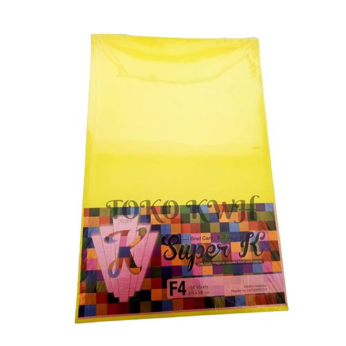 KERTAS BUFFALO F4 - Kuning