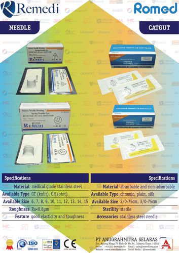Medical Sterile Sutures Silk Braided