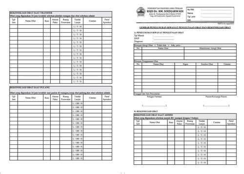 Form RPO dan Rekonsiliasi