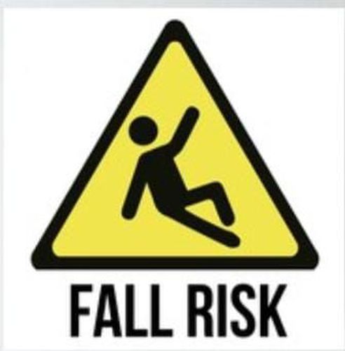 Signage Acrylic Segitiga Fall Risk