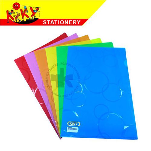 Map Plastik Motif/Map L/Clear Sleeves Kiky - Kuning