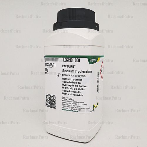 NaOH/ Sodium hydroxide pellets for analysis MERCK 1.06498.1000