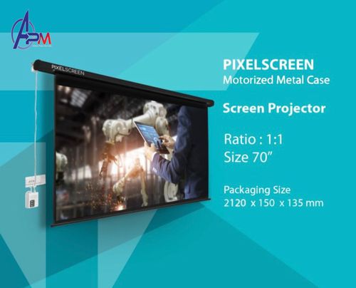 PIXEL SCREEN SCREEN PROJECTOR MOTORIZED 70 INCH