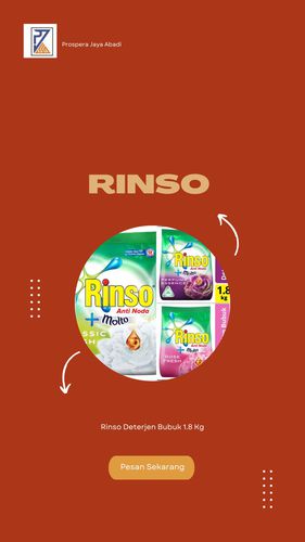 Sabun Detergent Rinso 1.8 Kg