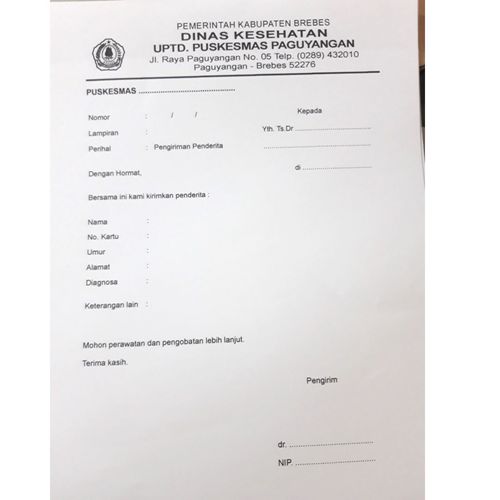 FORM RUJUKAN UMUM