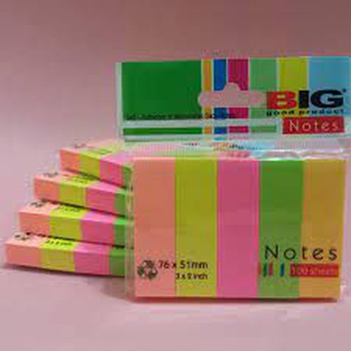 Posh It BIG 76 x 51 mm isi 5 warna Sticky Notes