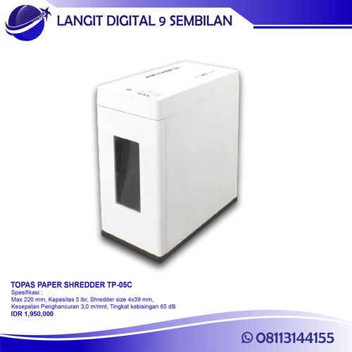 TOPAS PAPER SHREDDER TP-05C