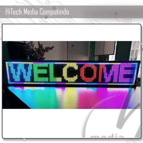 LED Running Text Outdoor Videotron FULLCOLOR