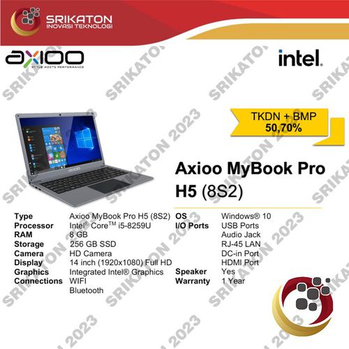 Axioo MyBook Pro H5 (8S2)